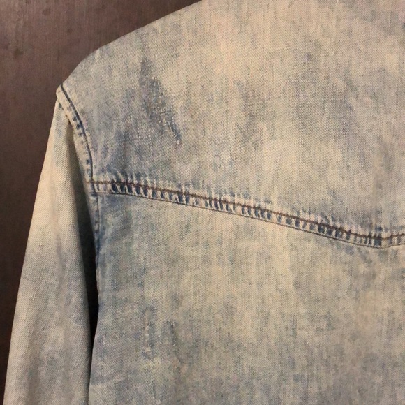 One Teaspoon distressed/western style denim shirt - Picture 7 of 9